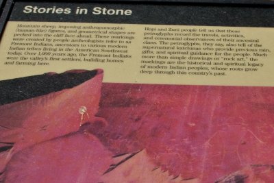 history of the Petroglyphs in the Fruita/Fremont area