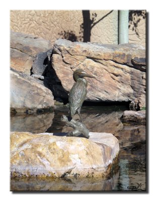 heron statue 