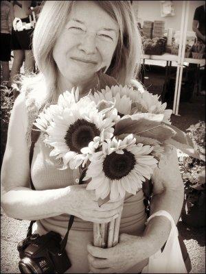 Sue With Sunflowers