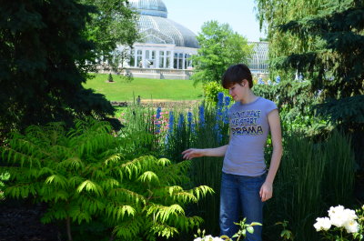 Lydia at the park too