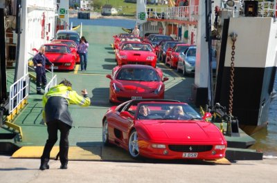 Ferraris visit Bute