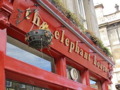 Edinburgh - The Elephant House (birthplace of Harry Potter)