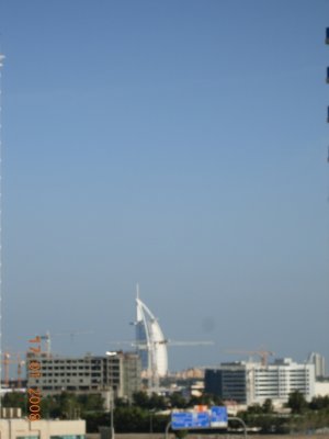 Burj Al Arab from My Hotel Window