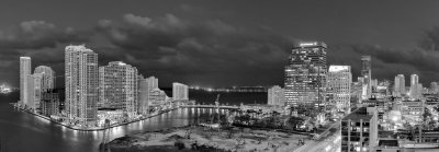 Miami Pano B+W 1