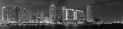 Miami Pano B+W 2