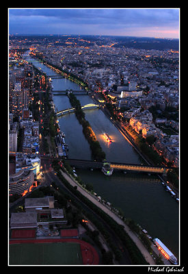 Seine at night