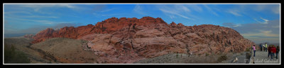 Last Light at Red Rocks Canyon, Las Vegas