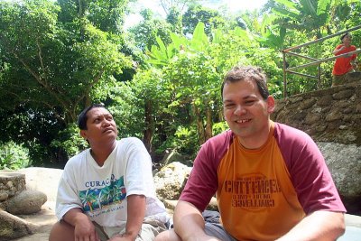 Thomas and our very good driver and guide