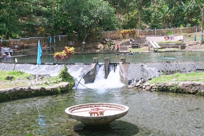 front view of Sto. Nino cold spring