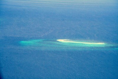 white island from above