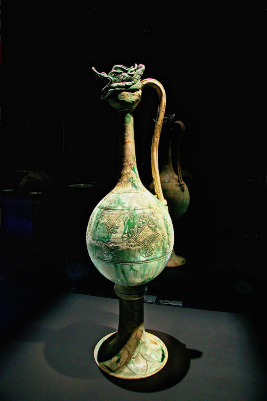 Green-Splashed Ewer