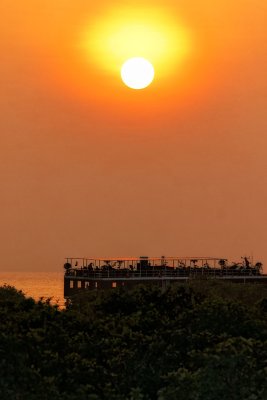 Sunset at Tonle Sap Lake