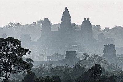 Angkor Wat in Morning Mist