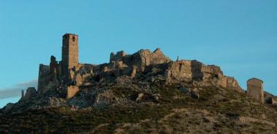 Abandoned village after the Spanish civil war