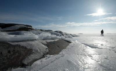 Walking on ice