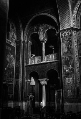 Interior of the church o Agios Dionysios located at central Athens