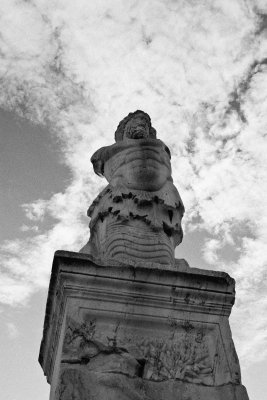 Statue in Athens Agora