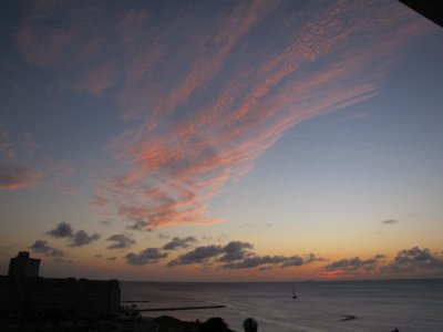 aruba sunset