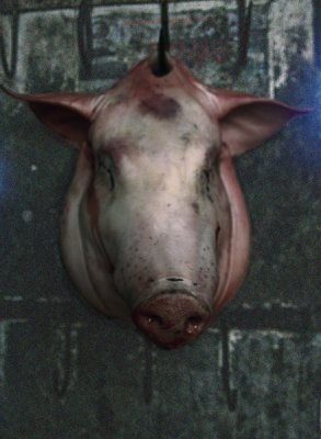 Pig head Coron Market