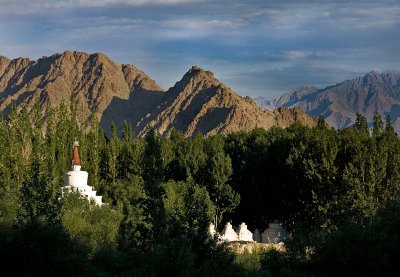 Gomantang Chorten at sunset