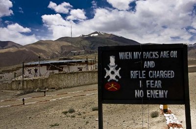 Up for it, Chushal near Tibet border. Ladakh