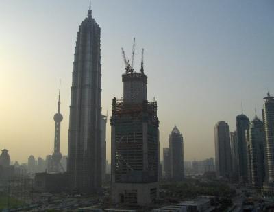 New Rocket buildings in Shanghai continue to...