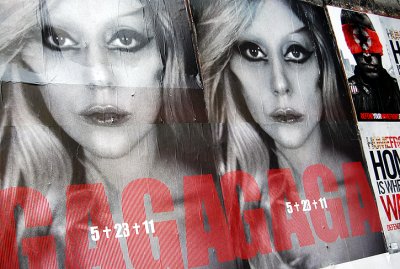 gaga poster face