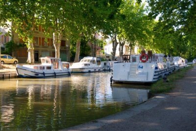 Carcassonne, le canal du midi