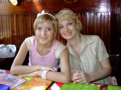 Lilia and Victoria in Moscow
