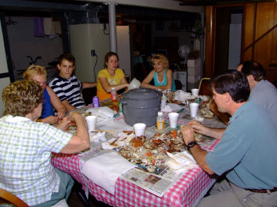 The crab feast