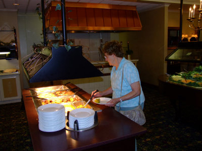 Mom and the buffet - Lancaster Co, PA