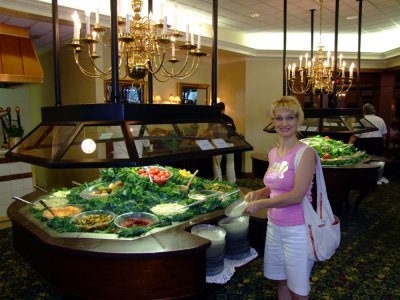 Victoria at the buffet - Lancaster Co, PA
