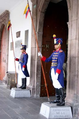 Guards at Palacio del Gobierno