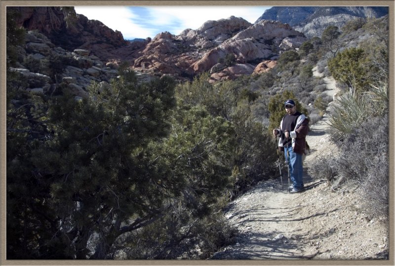 Sean hiking Red Rock Canyon (2)