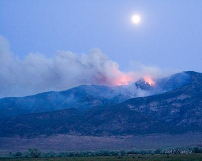 Annabella Utah Fire - night