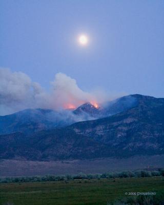 Annabella Utah Fire - night