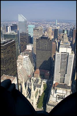 St. Patrick's Cathedral from the Top of the Rock