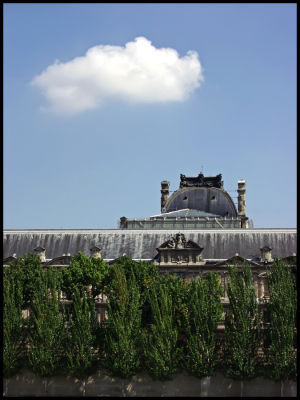 Louvre with Cloud