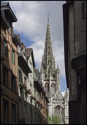 Rouen Cathedral from the Street