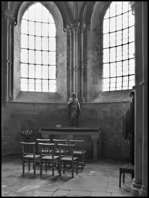 Lisieux Cathedral Chapel-gray