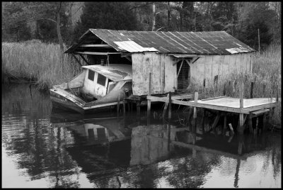 Old Boathouse near Oriental NC