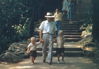 Walking with grandpa in park about 1953.jpg
