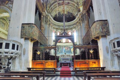 Lombardy. Bergamo. Basilica of Santa Maria Maggiore. Interior