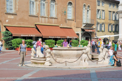 Lombardy. Bergamo. Piazza Vecchia