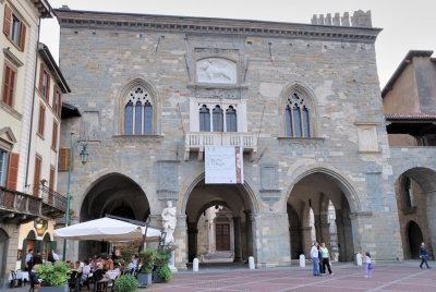 Lombardy. Bergamo. Palazzo della Ragione