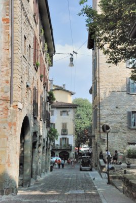Lombardy. Bergamo. Old Streets