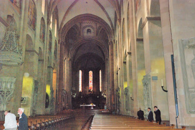 Mainz St Martin's Cathedral. Interior