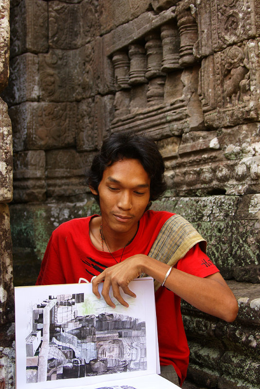 Bayon Temple Artist