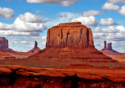 Merrick Butte from John Ford Point, Monument Valley, Navajo Tribal Park, UT/AZ