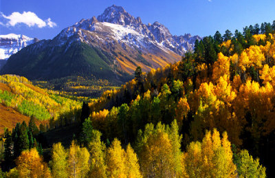 Mount Sneffles, Colorado Rockies near Ridgeway, CO